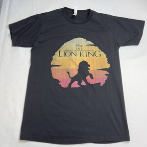 Disney's The Lion King Simba Sunset Tee Men's Size Small Black Zuni Sportswear